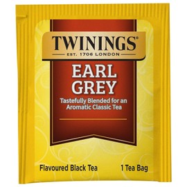 Twinings Earl Grey Individually Wrapped Black Tea Bags, 50 Count (Pack of 2), Flavoured With Citrus and Bergamot, Caffeinated, Enjoy Hot or Iced