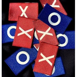 Squid Games Season 2 Team X Team O Player Badge Embroidered Patch Set