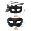 Pack de 2 Antifaces de Mariposa para Pareja, de Plástico,