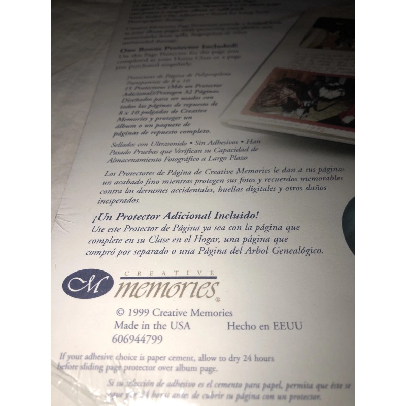 The Creative Memories Collection 8 x 10 Page Protectors 15