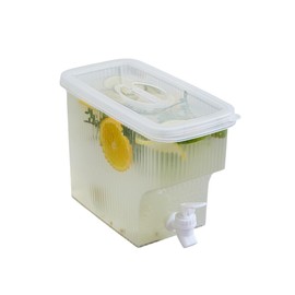 AIMALL 3900ml Refrigerator Cold Water Kettle with Spout and Lid – Large Capacity Transparent Juice Beverage Dispenser for Home and Office