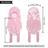 AWAYTR Long Toddler Silk Bonnet for Sleeping Elastic Satin Bonnets
