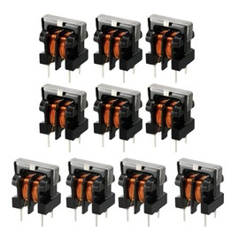 sourcing map Toroid Magnetic Inductor Monolayer Wire Wind 25 mH Inductor Coil DE de Pack of 10