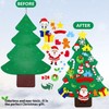 Felt Christmas Tree, 100 cm High Felt Christmas Tree Set