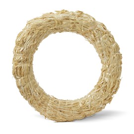 FloraCraft Straw Wreath Form 18 Inch Natural