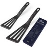 HOTEC Heat Resistant Silicone Slotted Fish Turner Spatula Set, Flipper