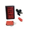 25 Cent Red Push for Credit Arcade LED Button for