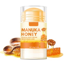 Honey Foot Cream - Foot Cream For Cracked Heels And Dry Skin - Deep Hydration Foot Moisturiser - Intensive Moisturizing Foot Care Stick - Daily Skin Care Hands & Feet Anti-Dry And Anti-Crack