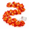 LED Maple Leaf String Lights – Autumn Leaf Garland Decoration