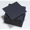 Le Nappage - Papierservietten Tex Touch - Farbe Schwarz -