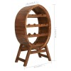 Solid Acacia Wood Wine Rack 13 Bottle Capacity Display Stand