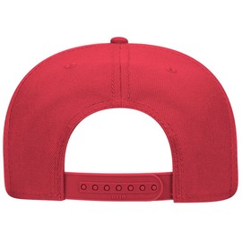 OTTO Cap with Flat Visor and Snapback, red, 57.5-62.0 cm