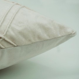 MIKOPNLIW Lattice Decorative Throw Pillow Covers Set of 8 Square Couch Pillows Dutch Velvet Cushion Cover for Couch Sofa Living Room, Pillow Inserts Not Included 18x18 inch (White)