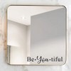 Be You Vinyl Wall Art Mirror Decal Beautiful Sticker Girls
