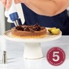 Zyliss E980215 Spritzbeutel Set, Baumwolle/Edelstahl, Pfeifen-Zuckerguss/Kuchendekoration/Zuckerguss/Gebäckfüllung, Wiederverwendbare Baumwollbeutel, Inklusive 5