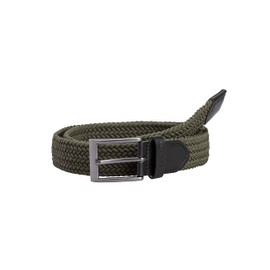 Redbridge Braided Belt Elastic Flexible Adjustable Unisex Stretch Belt, khaki