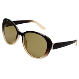 Zealot Women's Sunglasses, Anti-Fog, Polarized Lens, UV Protection, Blue Light Reduction, For Driving, Round, Sports, KC5081 Brown