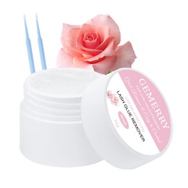 GEMERRY Eyelash Extension Remover Remover 10 g Eyelash Glue Remover Cream Eyelash Glue Professional Eyelash Glue Quick Acting Low Irritation Lash Remover Eyelash Extension (Rose)