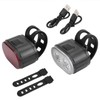 Bike LED Tail Light Front Light USB Rechargeable Cycling Safety