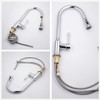 Leekayer Kitchen Sink Faucet Pull Out with Sprayer Chrome Kitchen
