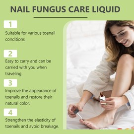 30ml Nail Repair for Fingernails, Nail Elixir for Toenails, Finger Nail Solution, Nail Softener for Thick Toenails Toe, Restores the Appearance of Damaged, Cracked, and Discolored Nails