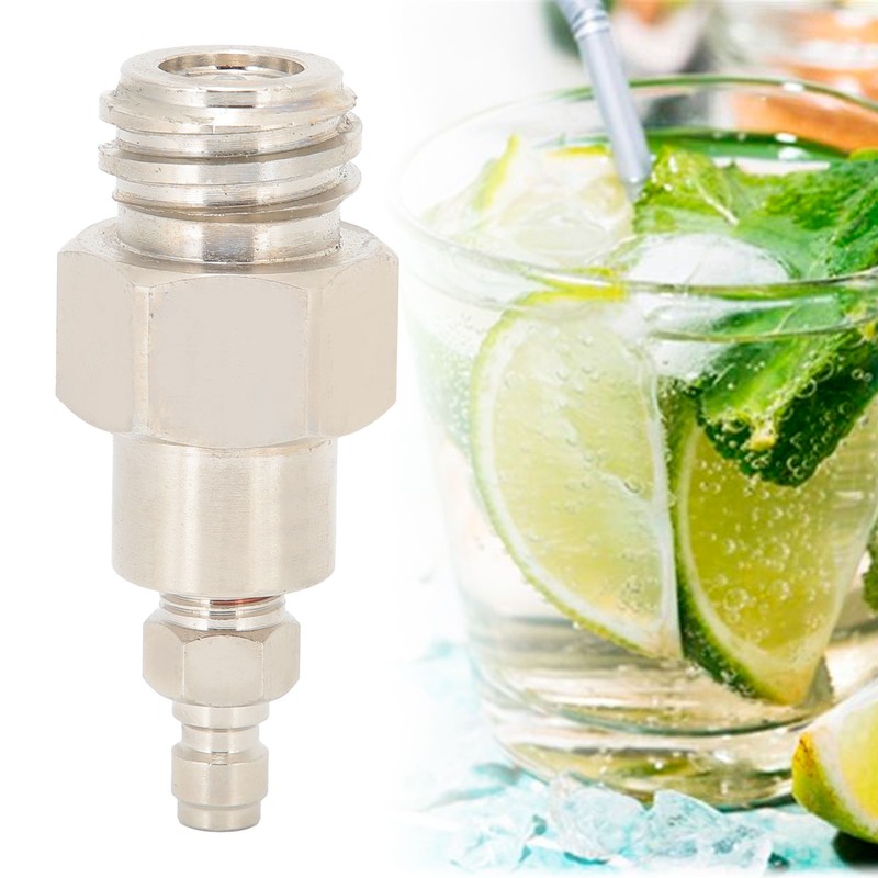 8mm CO2 Tank Adapter Male Thread TR21-4 Quick Disconnect Connector
