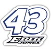 Erik Jones #43 4" Laser Cut Decal