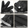 GSG SINCE 1998 Genuine Sheepskin Leather Gloves Men's with Lining