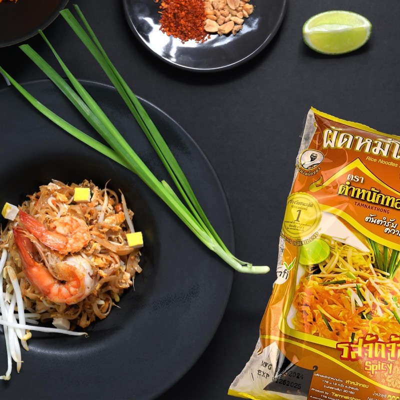 TAMNAKTHONG Pad Thai Korat Noodle Kit: Quick & Delicious Thai