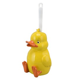 CHICIRIS Bathroom Toilet Brush, Toilet Brush, Little Yellow Duck Seamless Toilet Brush, Bathroom Toilet Brush with Base for Bathroom