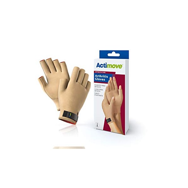 Actimove Arthritis Gloves Large Beige