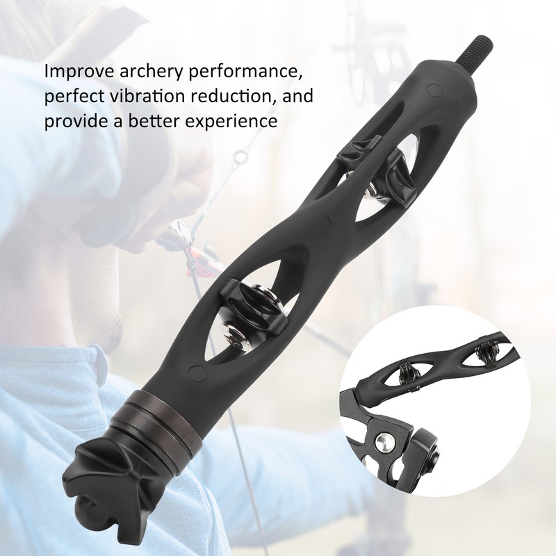 Aluminum Alloy Archery Bow Stabilizer Shock Damper Recurve Compound Bow
