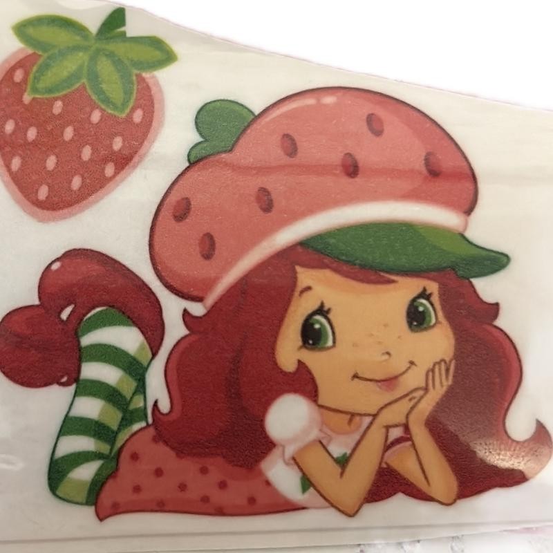 Strawberry Shortcake Bouquet CutOuts for Ramos - 7 Strawberries and