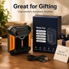 Portable Waist Fan for Outdoor Work – Rechargeable 3-Speed Belt