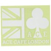 ACE CAFÉ LONDON Decal Union Jack Club Mark (White) ACE-N009DE