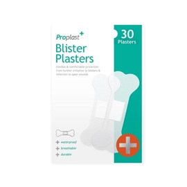ProPlast Flexible, Breathable & Comfortable Blister Plasters - Pack of 30