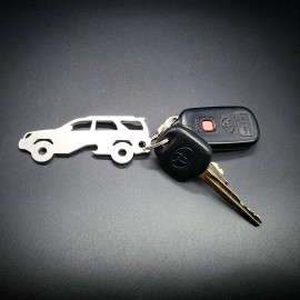 Unbranded Toyota 4Runner 4th Gen Bottle Opener Key Chain - Stainless Steel 4G T4R