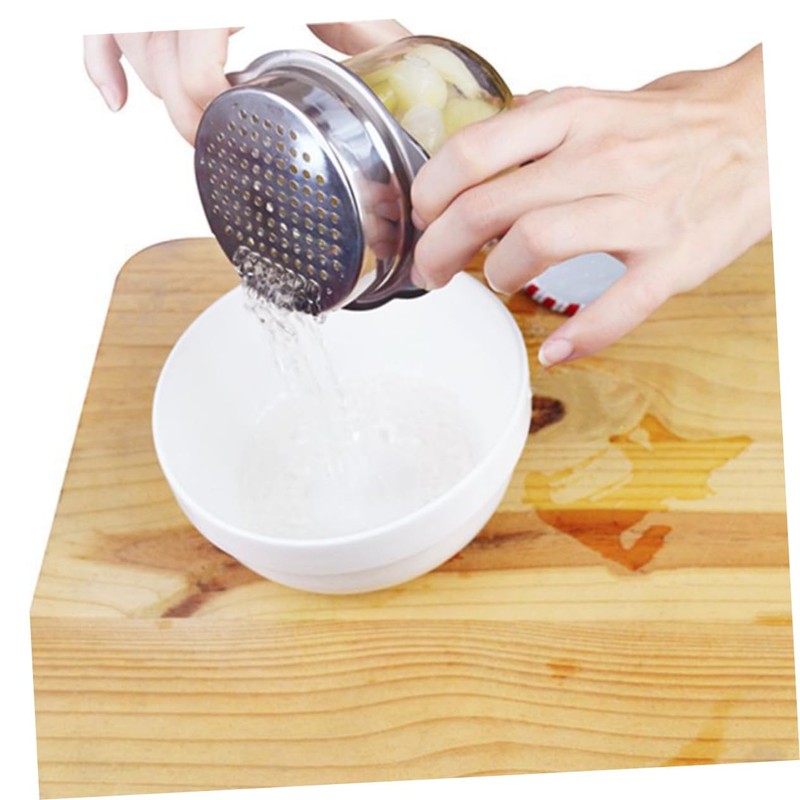 SHOWERORO Stainless Steel Strainer Sieve Can Colander Food Draining Tool