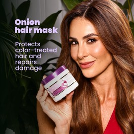 ANYELUZ Onion Hair Mask and Repair Therapy – Hydration, Strengthening, and Color Protection for Healthier Hair