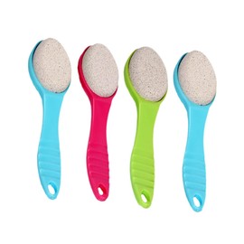 Baluue Exfoliating Foot Grinder Double Sided Brush Foot Scraper for Dead Skin Removal Care Brush Random