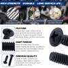 #6-32 x 1-3/8" Stainless Oval Head Machine Screws (50 pcs),