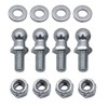 GSKMOTOR 4 Pair 13mm Ball Studs with Hardware Lock Nuts