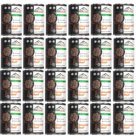MOUNTAIN ESSENTIALS Fully Cooked Ready-to-Eat Ground Beef 14 Oz All Natural, No Water Added, Recipe Ready Perfect for Quick Meals, Emergency Food, Daily Survival, and No Preservatives Pack of 24