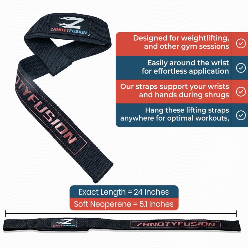 Weight Lifting Straps | Wrist Support Powerlifting Strap | Heavy
