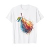Pear Geometric Abstract Fruit Colorful Art Graphic Pear T-Shirt