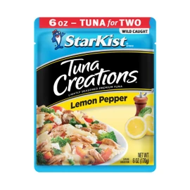 StarKist Tuna Creations, Lemon Pepper, 6.0 oz Pouch, Pack of 12