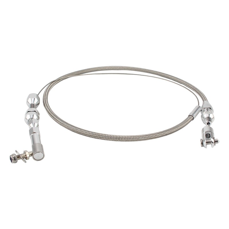Carbhub Accelerator 24inch Stainless Steel Throttle Cable Braided Universal For
