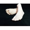 Foot Mannequin Torso Female Real Foot Model, Life-size Size (Set