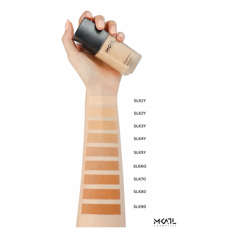 Base Maquillaje Liquida Efecto Seda Profesional Makeup