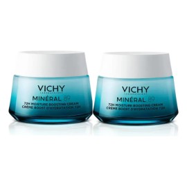 Kit Minéral Crema Facial Hidratante 72h 50ml 2pcs